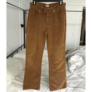 90s vintage Dolce & Gabbana D&G Italy Womens Brown Cropped Cotton Pants 30/44